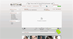 Desktop Screenshot of myopticalframes.com