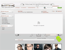 Tablet Screenshot of myopticalframes.com